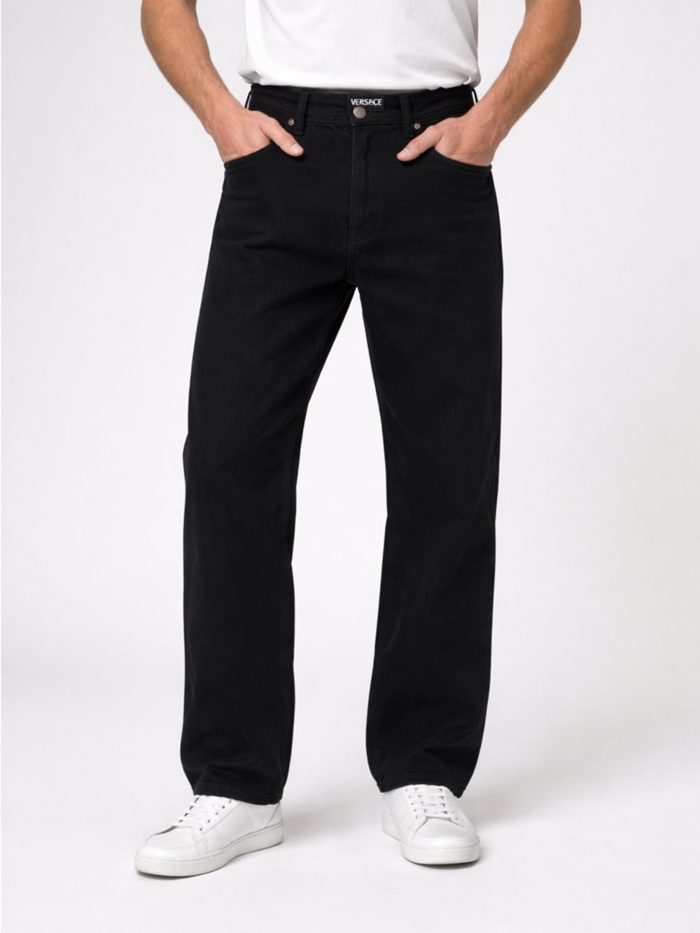 Versace Black Jeans